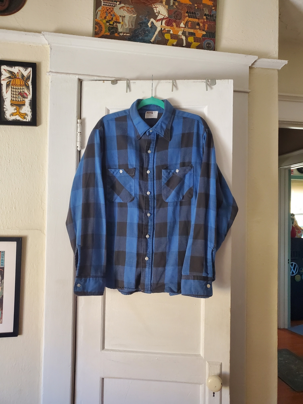 Vintage Montgomery Ward Mens Flannel